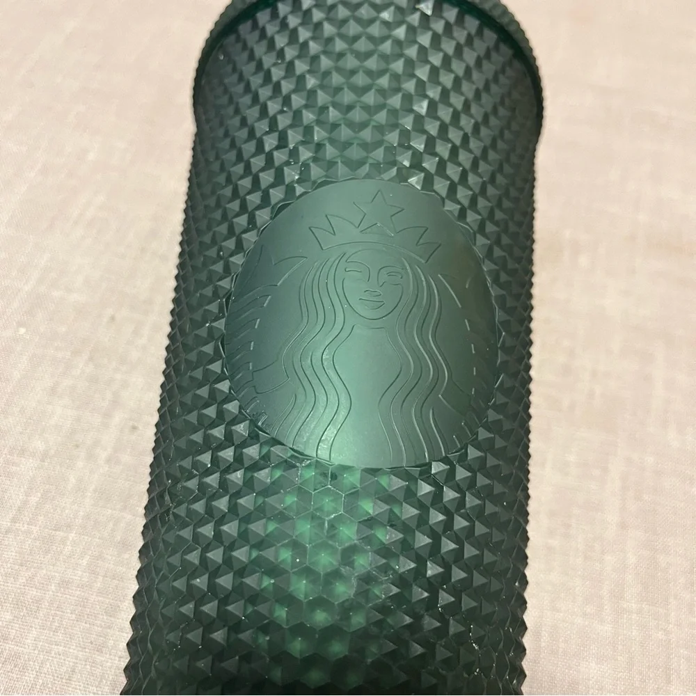 Starbucks Studded Tumbler - Matte Dark Green, 24 oz 2022 Holiday Acrylic